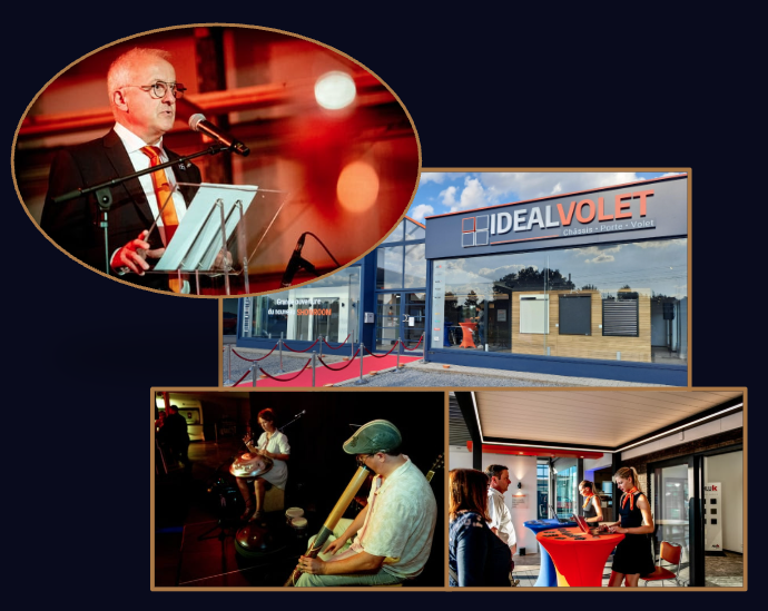 Inauguration du Showroom Idéal Volet